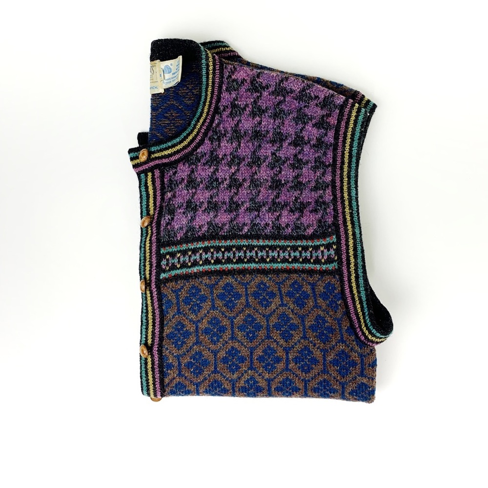 Vintage button up sweater by Susan Bristol